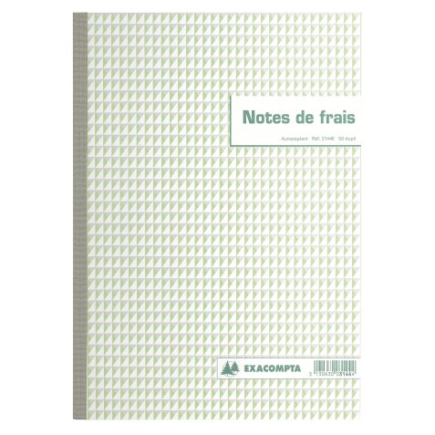 Notebook for expenses Manifold Exacompta 21 x 19,7 cm 50 pages double exemplaries