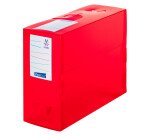 Boîte de classement plastique Viquel Propyglass translucide grande capacité dos 12 cm - couleurs assorties