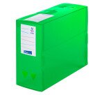 Boîte de classement plastique Viquel Propyglass translucide grande capacité dos 12 cm - couleurs assorties