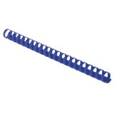 Baguette reliure anneaux plastique PAVO 20 mm couleur - Boîte de 100