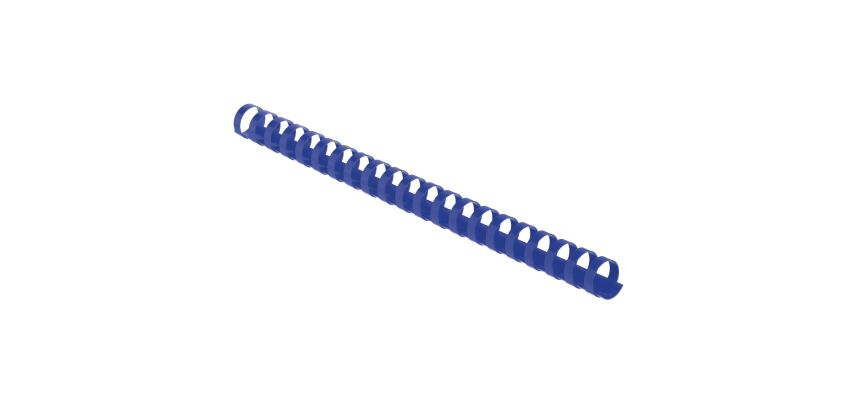Baguette reliure anneaux plastique PAVO 19 mm couleur - Boîte de 100