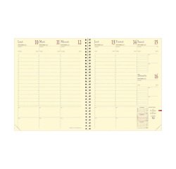 Agenda Quo Vadis Manager S Prestige semainier - 2027 - 21 x 27 cm - noir