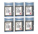 Recharge encre pour tampon Reiner type 2 - rouge - Lot de 6