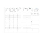 Agenda Eco semainier Noir - Janvier-Janvier - Année 2027 - 9 x 13 cm