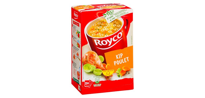 Soupe Royco Kip Poulet - Boîte de 25 sachets