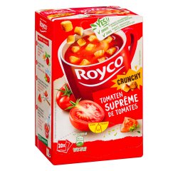 Suppe Royco Crunchy Supreme aus Tomaten - Packung mit 20 Beuteln