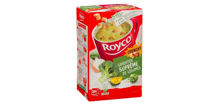 Soupe Royco Suprême de légumes - Boîte de 20 sachets