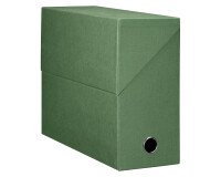 Boîte de classement carton OXFORD dos 12 cm verte