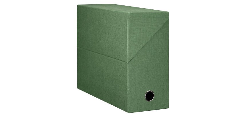 Boîte de classement carton Oxford dos 12 cm couleur
