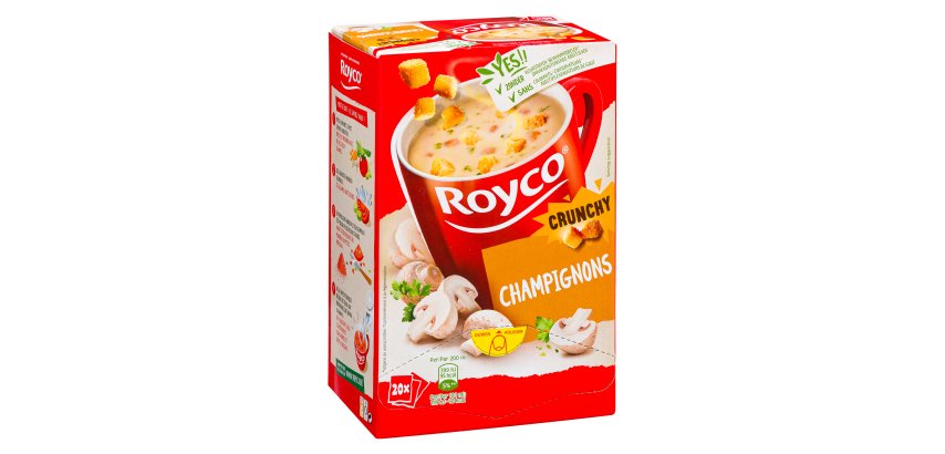 Soupe Royco Champignons - Boîte de 20 sachets