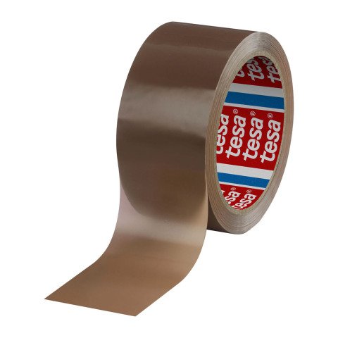 Cinta adhesiva polipropileno Tesa 66 m x 50 mm Habana 50 micras