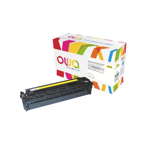 Toners Owa compatibles HP 131A couleurs séparées pour imprimante laser