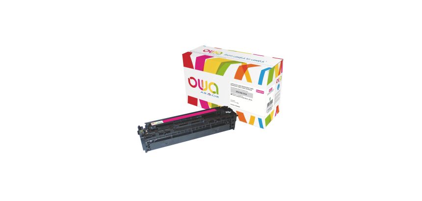 Toners Owa compatibles HP 131A couleurs séparées pour imprimante laser