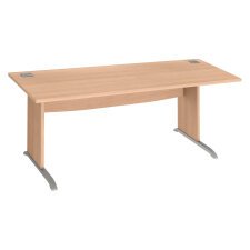 Mesa recta patas "L" madera Bruneau Excellens