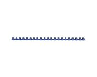 Box mit 100 Plastikbinderücken 8 mm - Blau