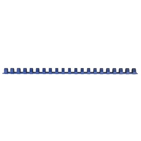 Canutillos de plástico 8 mm Ø color azul Caja de 100