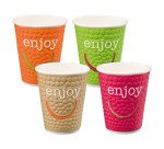 Vasos "Enjoy" para bebidas calientes 20 cl - Paquete de 90