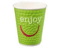 Vasos "Enjoy" para bebidas calientes 20 cl - Paquete de 90