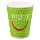 Einwegbecher"Enjoy" Wellpappe 20 cl - Packung von 90