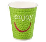 Vasos "Enjoy" para bebidas calientes 20 cl - Paquete de 90