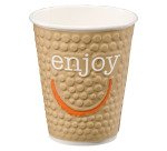 Vasos "Enjoy" para bebidas calientes 20 cl - Paquete de 90