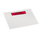 Pochette adhésive "documents ci-inclus" international classique 228 x 165 mm - Boîte de 1000