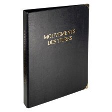 Registre mouvements des titres Exacompta 4603E