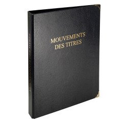 Registre mouvements des titres Exacompta 4603E