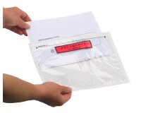 Self-adhesive document holder "Documents ci-inclus" 228 x 165 mm - Box of 1000