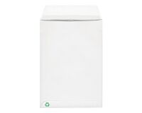 Bolsa kraft reciclada blanca 162 x 229 mm Bruneau 90 g sin ventana - Caja de 500