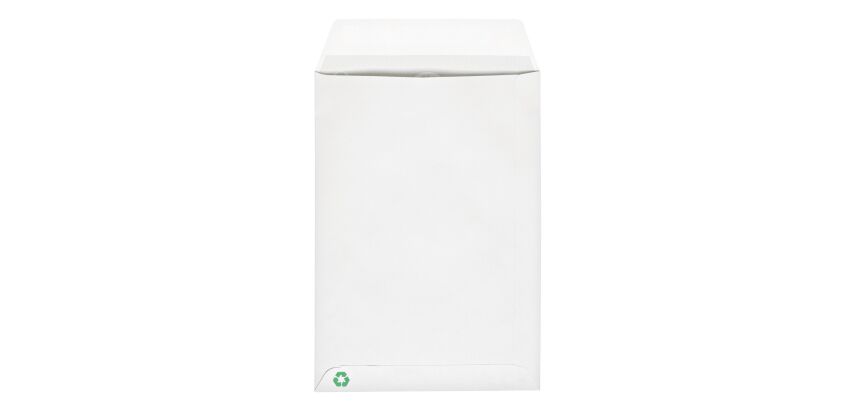 Bruneau - Recycled white kraft envelope 162 x 229 mm 90 g without a window - Box of 500