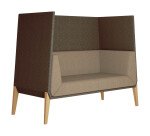 Akustik-Sofa Gaia Privacy - 70% Wollstoff, nicht feuerzertifiziert.