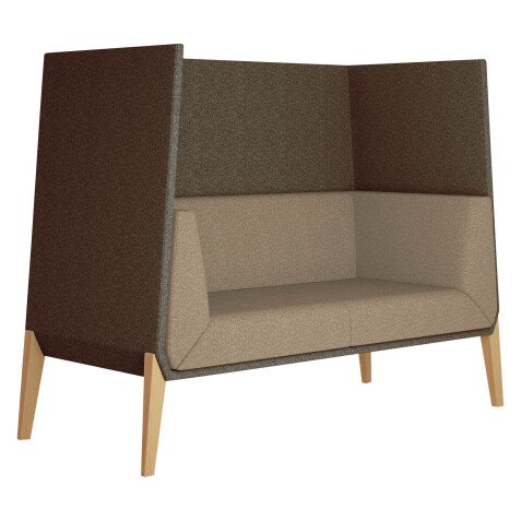 Canapé Gaia - isoloir 2 places tissu