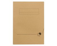 Pack von 50 Schnellheftern mit 2 Klappen Fast Nature Line aus Wellpappe 180 g - Format 24 x 32 cm