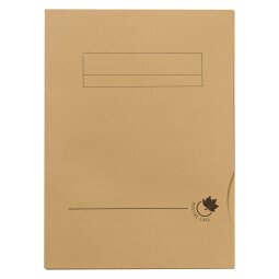 Chemise dossier 2 rabats OXFORD Nature Line 23 x 31 cm beige - Paquet de 50