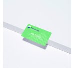 Badge adhésif textile laser Avery 50 x 80 mm blanc - Boîte de 200