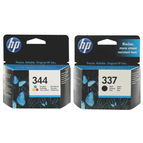 Pack cartridges HP 337 + 344 4 colours for inkjet printer