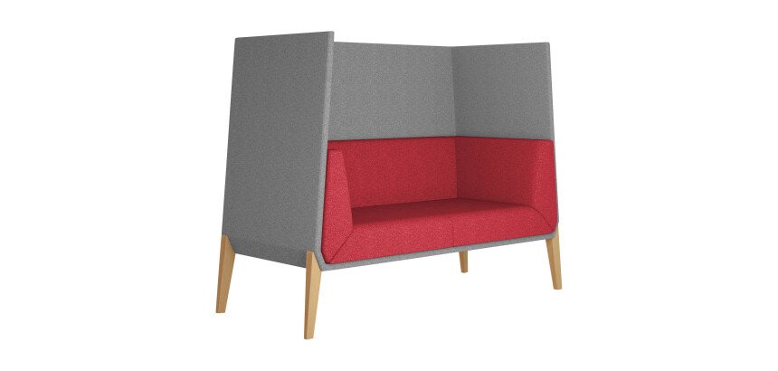 Canapé acoustique Gaia Privacy - tissu laine 70%, certifié non feu