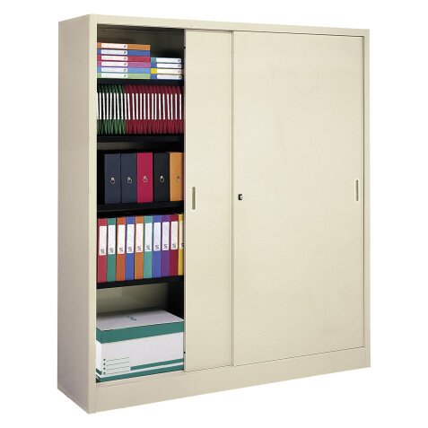 Schrank mit hohen Schiebetüren H 200 T 45 cm großes Volumen
