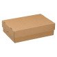 Verzenddozen met deksel (of telescopisch) bruine kraft L 43 x B 33 x D 8/14 cm