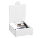 Boîte postale kraft blanc simple cannelure L 18 x l 10 x H 5 cm