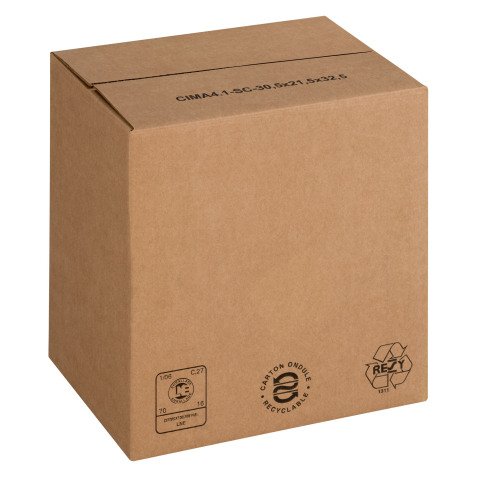 Caisse carton type Imprimeurs à hauteur variable