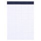 Bloc de bureau Budget 14 x 21 cm agrafé sans couverture - 5 x 5 - 100 feuilles