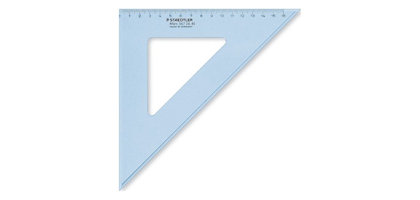 Equerre graduée 45° Staedtler