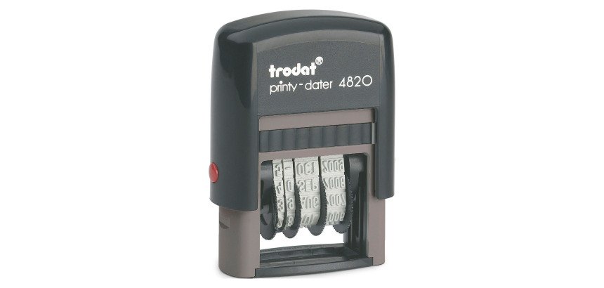 Tampon encreur automatique dateur standard Trodat Printy 4820