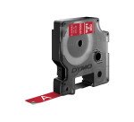 Rubans Dymo D1 12 mm Durable rouge écriture blanche