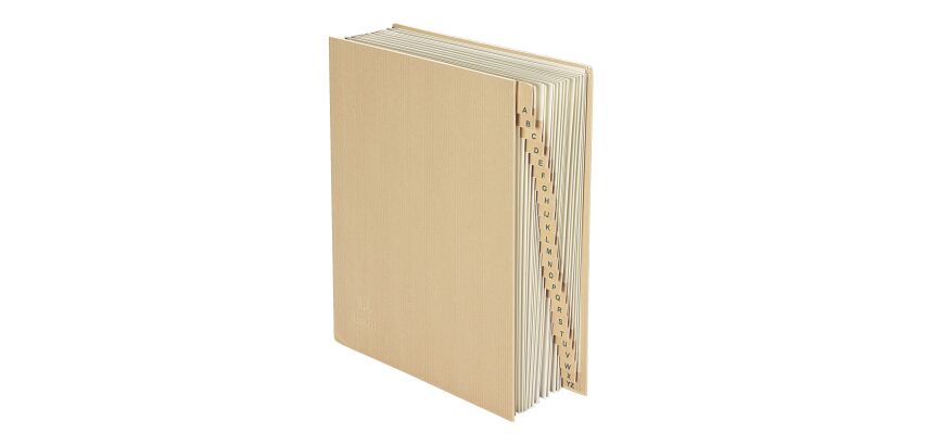 Trieur kraft Extendos alphabétique 24 divisions brun