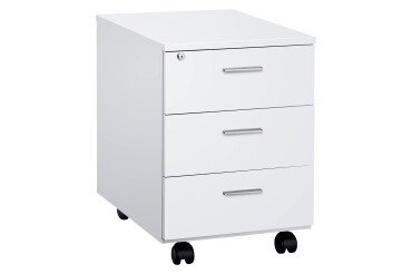 Caisson mobile Essenzza 3 tiroirs blanc