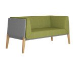 Canapé 2 places Gaia - tissu laine 70%, certifié non feu