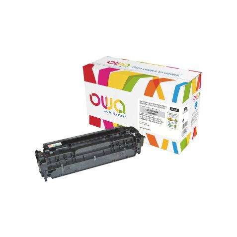 Toner Owa compatible HP 304A-CC530A noir pour imprimante laser